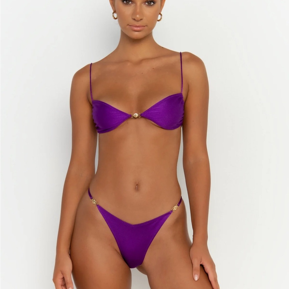Sommer Swim Petunia 💜 Purple Bikini Set Large top | Small Bottom